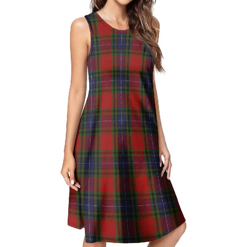 Manson Tartan Womens Casual Dresses Wrap unclassified dresses