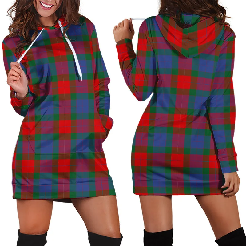 Mar Tartan Hoodie Dress Street style unclassified dresses