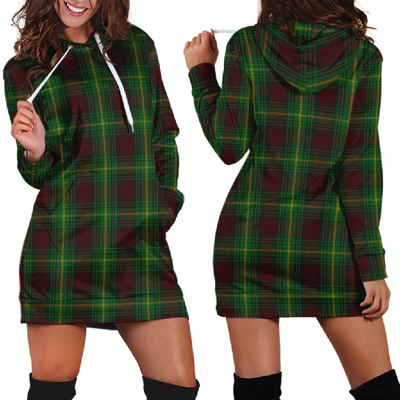 Martin Tartan Hoodie Dress Vacation unclassified dresses