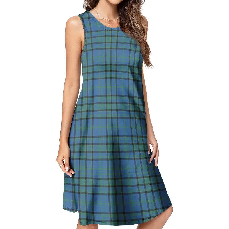 Matheson Hunting Ancient Tartan Womens Casual Dresses Flowy unclassified dresses