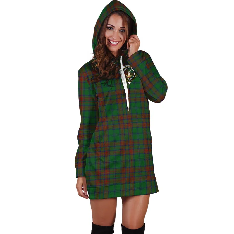 Matheson Hunting Highland Tartan Hoodie Dress with Family Crest Tiered unclassified dresses