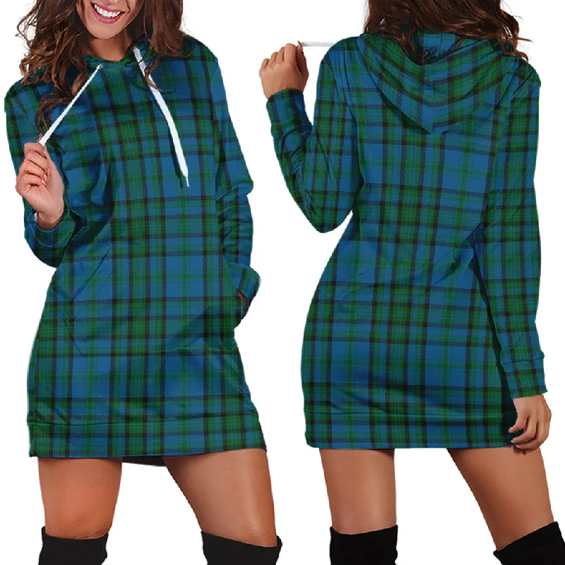 Matheson Hunting Tartan Hoodie Dress Open-back unclassified dresses