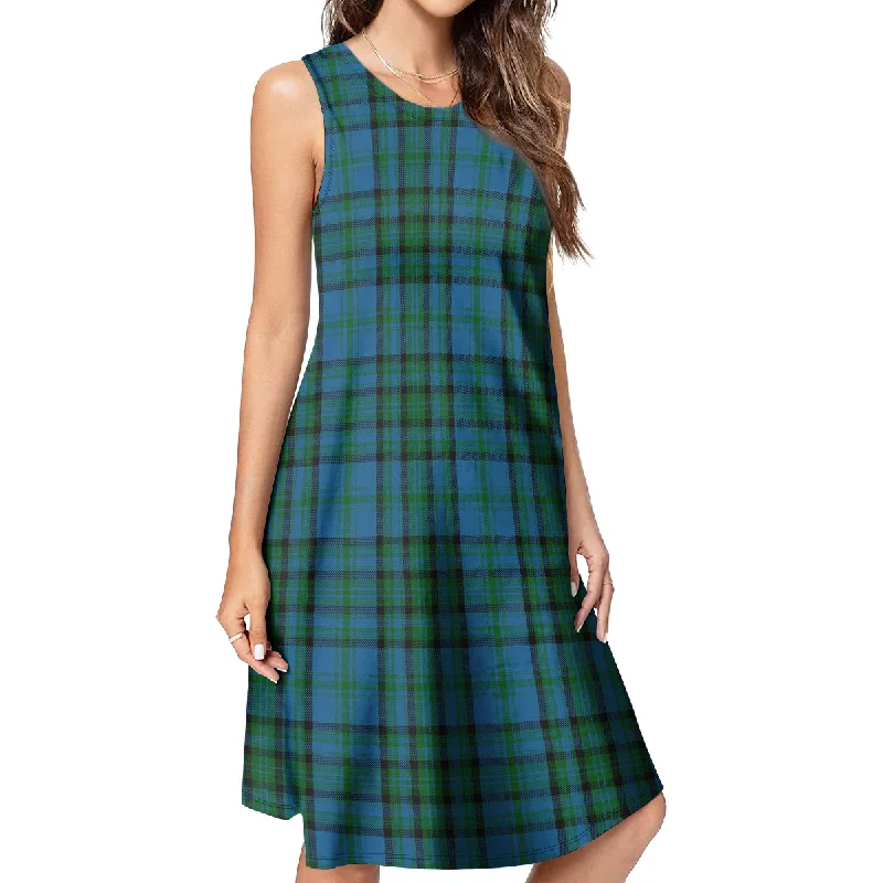 Matheson Hunting Tartan Womens Casual Dresses Knitted unclassified dresses