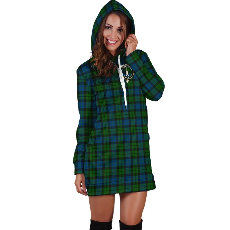 McCoy Tartan Hoodie Dress with Family Crest Sleeveless unclassified dresses