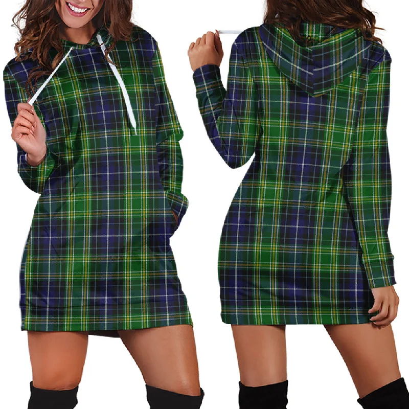 McKellar Tartan Hoodie Dress Color block unclassified dresses