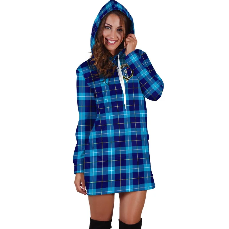 McKerrell Tartan Hoodie Dress with Family Crest Beach unclassified dresses