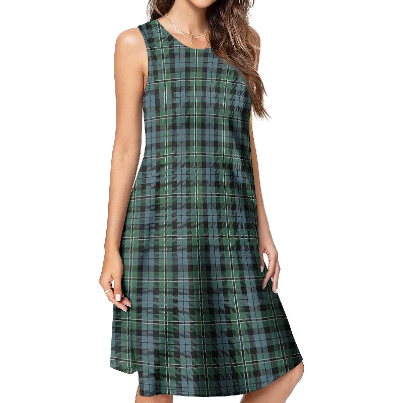 Melville Tartan Womens Casual Dresses Lace unclassified dresses