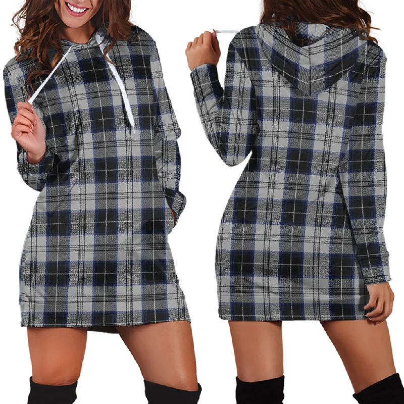 Menzies Black Dress Tartan Hoodie Dress Earthy tone unclassified dresses