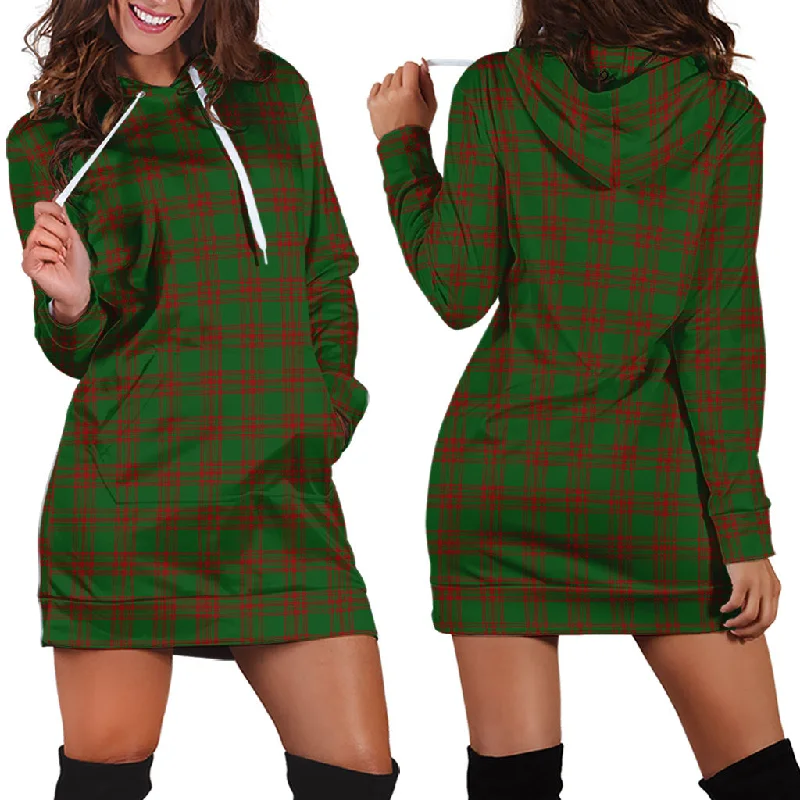 Menzies Tartan Hoodie Dress Sequin unclassified dresses