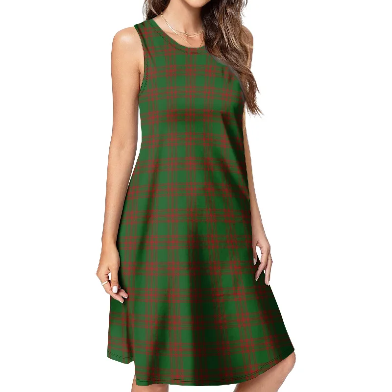 Menzies Tartan Womens Casual Dresses Metallic unclassified dresses