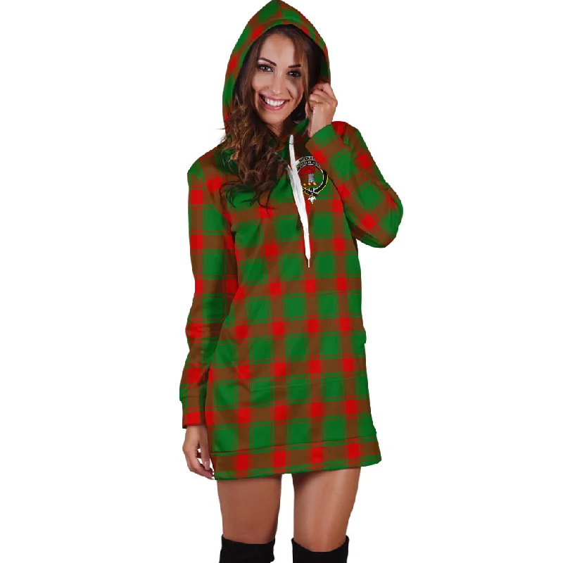 Middleton Modern Tartan Hoodie Dress with Family Crest Discounted unclassified dresses