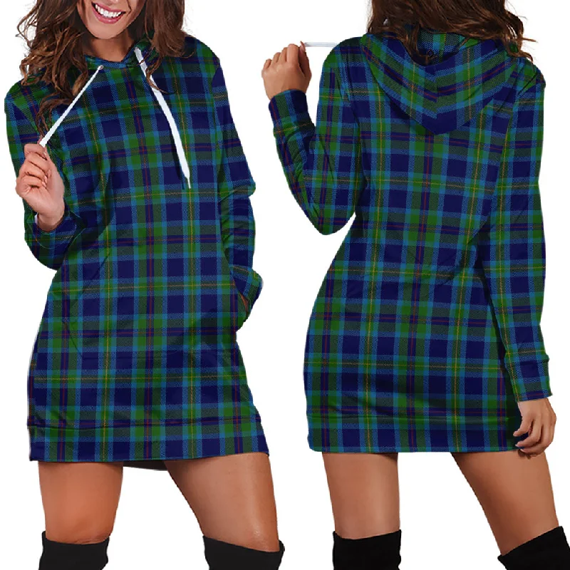 Miller Tartan Hoodie Dress Long unclassified dresses