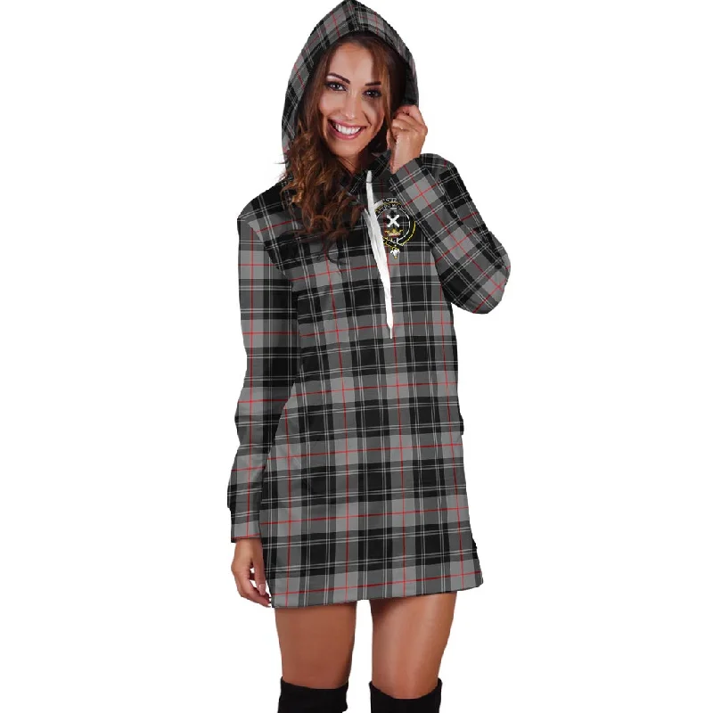 Moffat Tartan Hoodie Dress with Family Crest Street style unclassified dresses