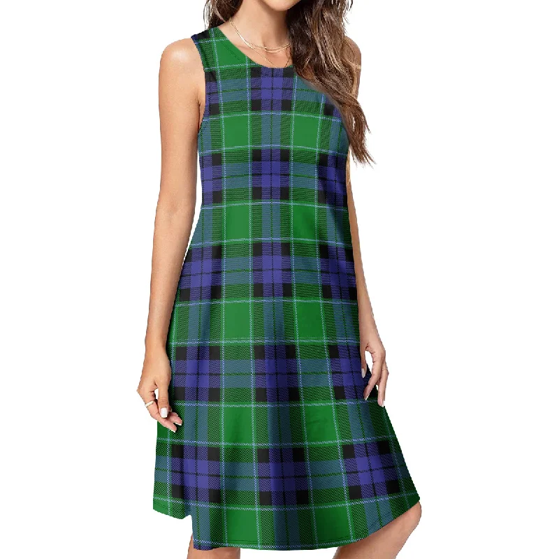 Monteith Tartan Womens Casual Dresses Trendy unclassified dresses