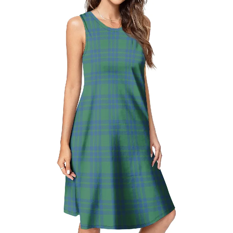 Montgomery Ancient Tartan Womens Casual Dresses Long sleeve unclassified dresses