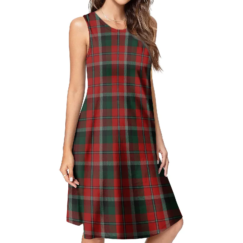 Montrose Tartan Womens Casual Dresses Polka dot unclassified dresses