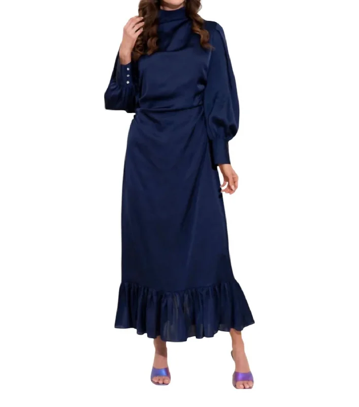 Parker Dress In Midnight Blue Lightweight unclassified dresses