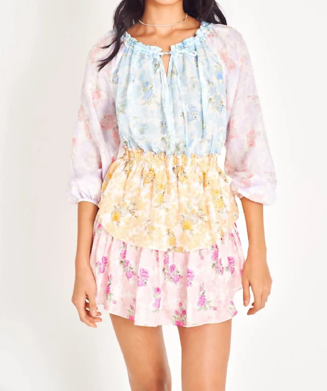 Popover Dress In Rainbow Clouds Winter unclassified dresses