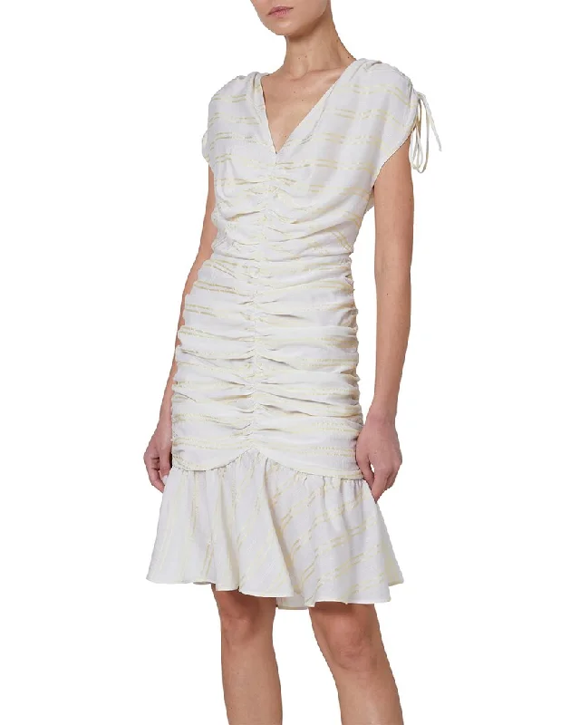 Santorelli Sandy Silk-Blend Dress Silk unclassified dresses