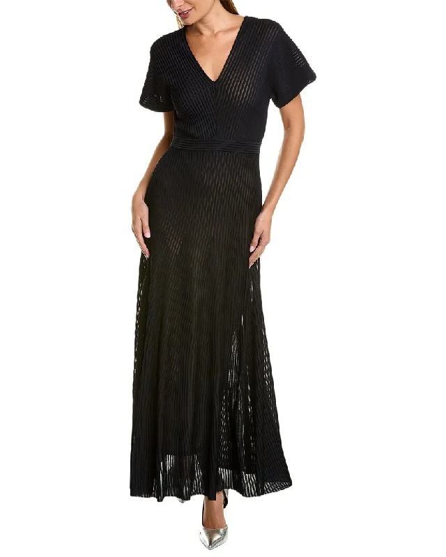 St. John Ottoman Knit Dress Velvet unclassified dresses