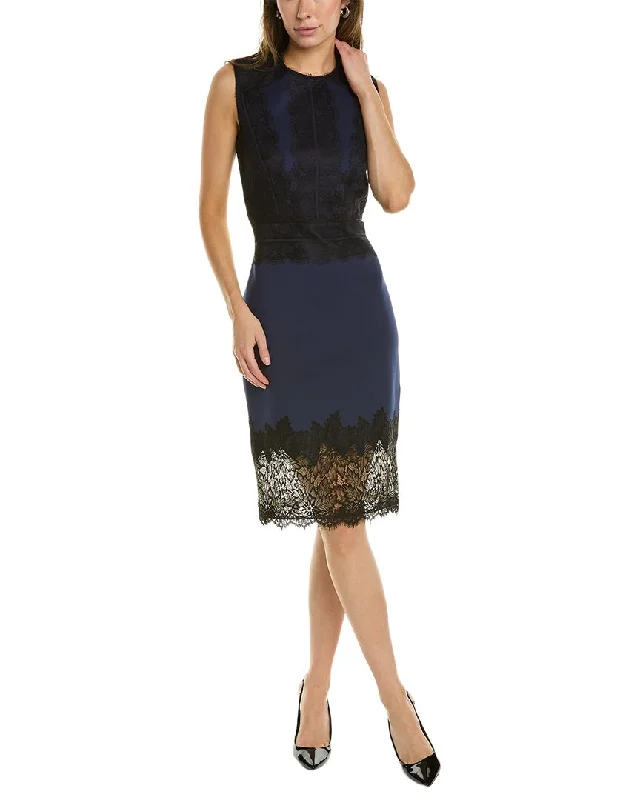 Tadashi Shoji Scuba Sheath Dress Comfortable unclassified dresses