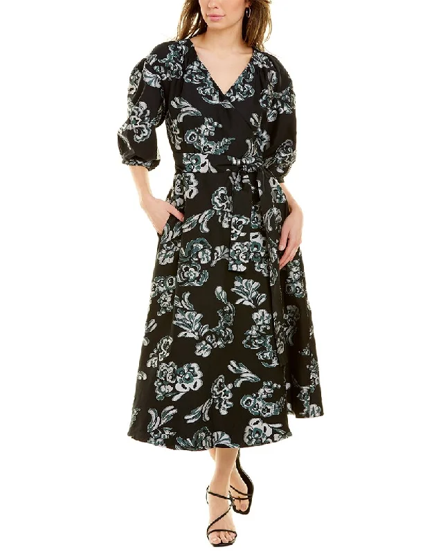 Tanya Taylor Lida Wrap Dress Lightweight unclassified dresses