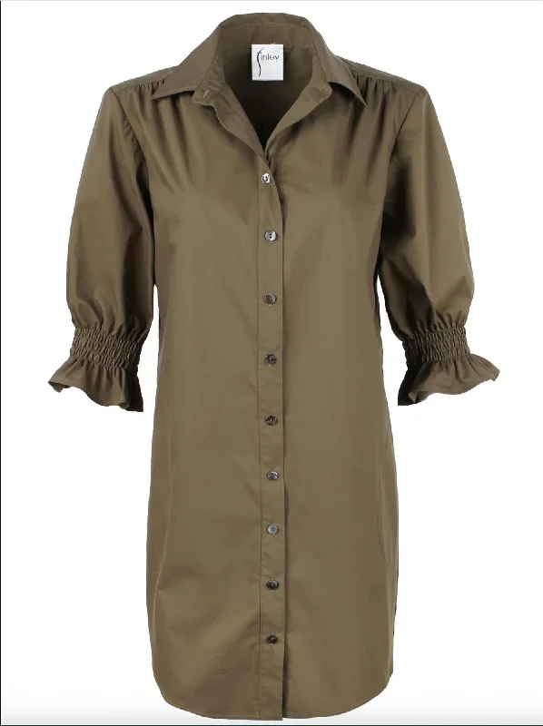 Women's Miller Dress In Olive Soft fabric unclassified dresses