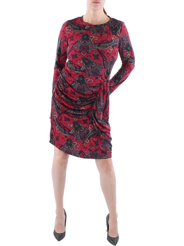 Womens Paisley Knee Sheath Dress Women's unclassified dresses